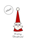 Gnome Santa Card