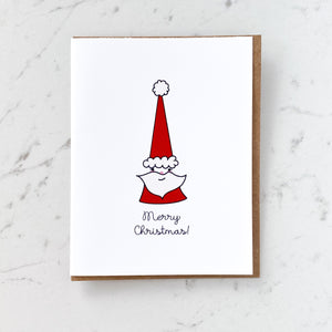 Gnome Santa Card